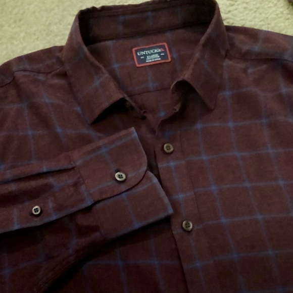 UNTUCKit Other - UNTUCKit Men’s XL Bongiovanni Long Sleeve Flannel Button Down